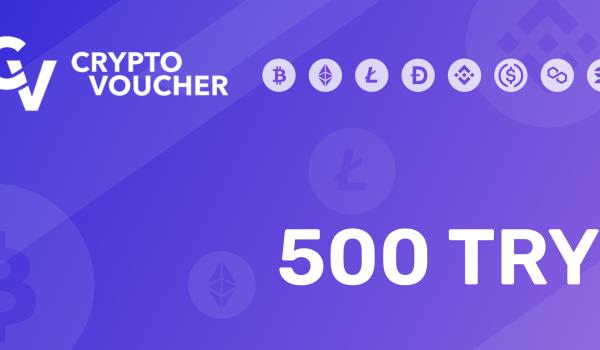 Crypto Voucher Gift Card 500 TRY