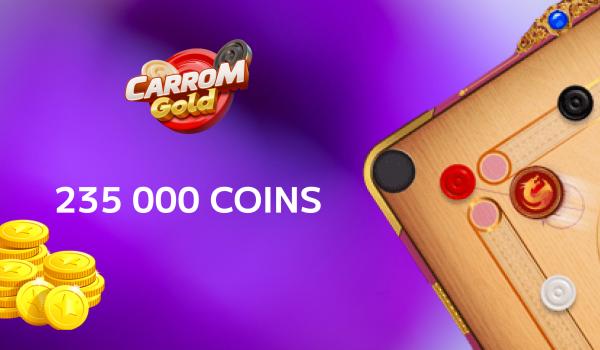Carrom Gold Gift Card 235000 Coins
