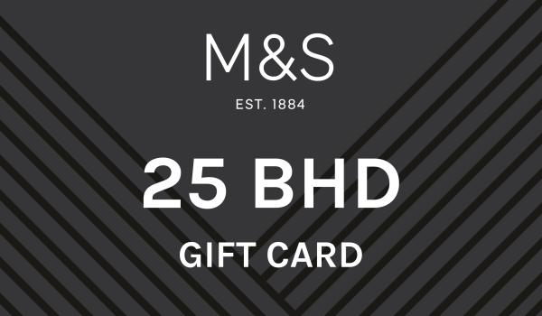 Marks and Spencer Gift Card 25 BHD
