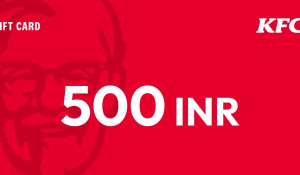 KFC Gift Card 500 INR