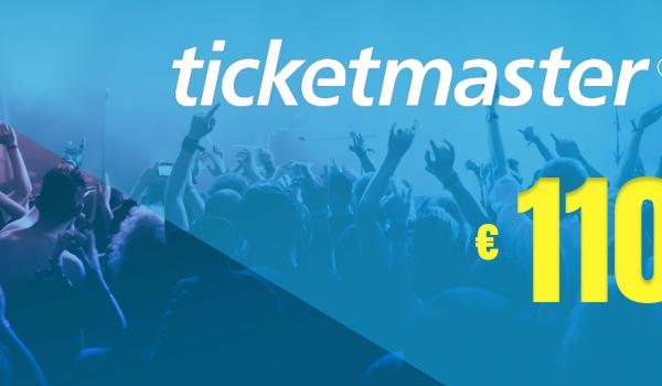Ticketmaster Gift Card 110 EUR