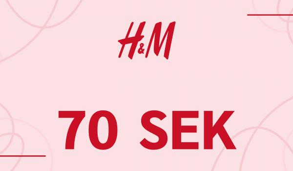 H and M Gift Card 70 SEK