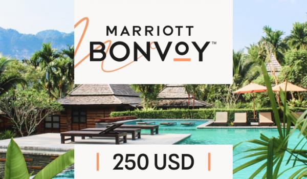 Marriot Bonvoy Gift Card 250 USD