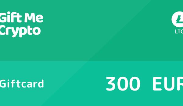 Gift Me Crypto Gift Card LTC 300 EUR