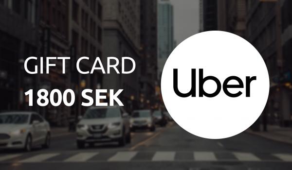 Uber Gift Card 1800 SEK