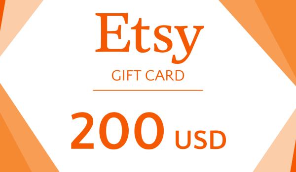 Etsy Gift Card 200 USD