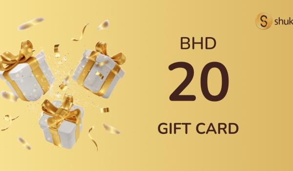 Shukran Gift Card 20 BHD