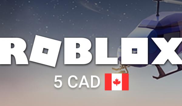 Roblox Gift Card 5 CAD