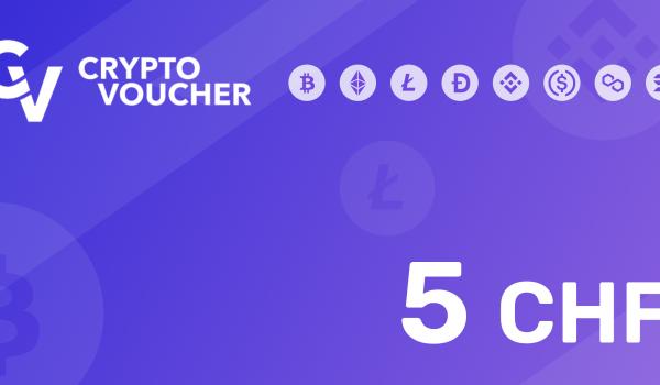 Crypto Voucher Gift Card 5 CHF