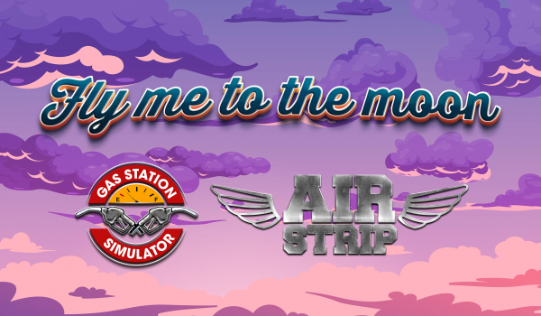 Gas Station Simulator Fly me to the moon bundle (PC)