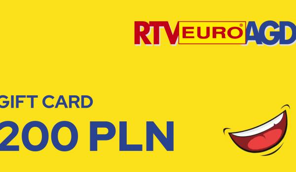 RTV euro AGD Gift Card 200 PLN