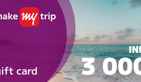 MakeMyTrip Gift Card 3000 INR