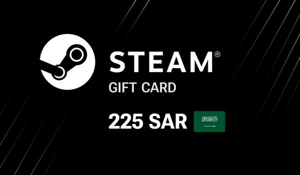 Steam Gift Card 225 SAR