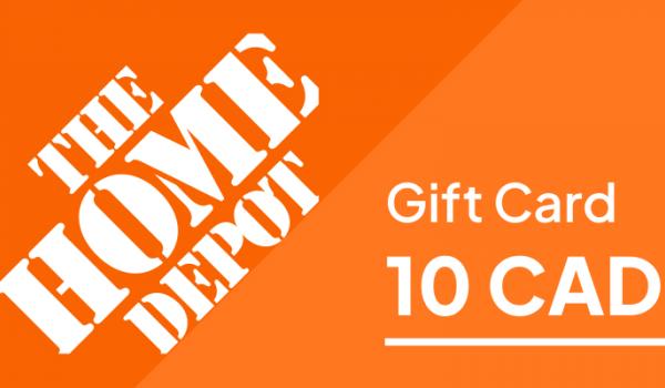 The Home Depot Gift Card 10 CAD