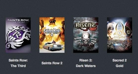 Saints Row 2 Saints Row The Third Risen 2 Dark Waters Sacred 2 Gold BUNDLE (DLC)