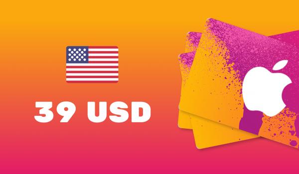 Apple iTunes Gift Card 39 USD