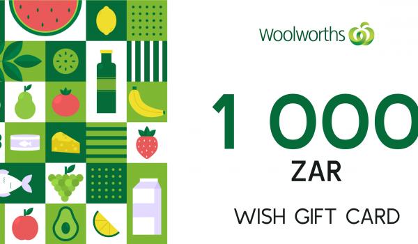 Woolworths WISH Gift Card 1000 ZAR