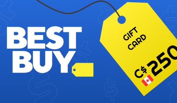 Best Buy Gift Card 250 CAD