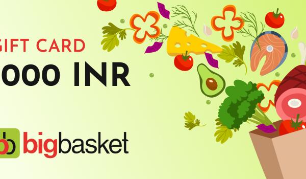 Bigbasket Gift Card 1000 INR