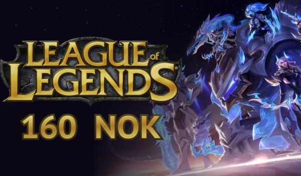 League of Legends Gift Card 160 NOK