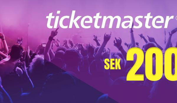 Ticketmaster Gift Card 200 SEK