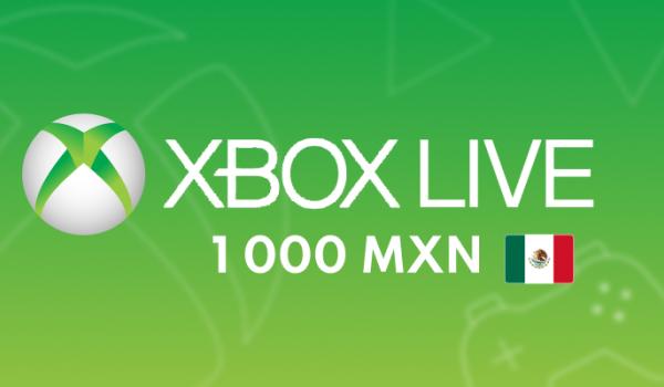 XBOX Live Gift Card 1000 MXN