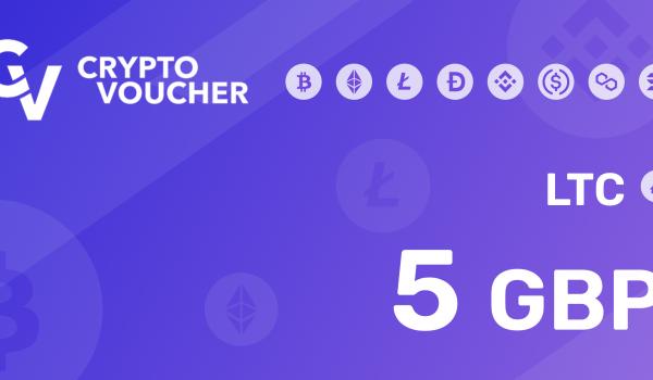 Crypto Voucher LTC 5 GBP