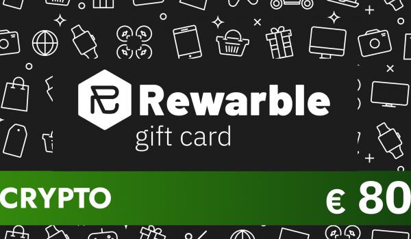 Rewarble Crypto Gift Card 80 EUR