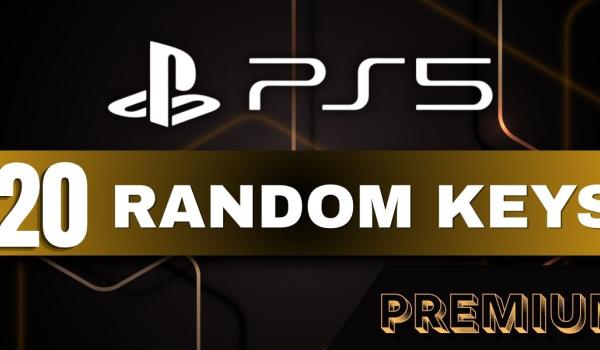 Random PS5 20 Keys PREMIUM