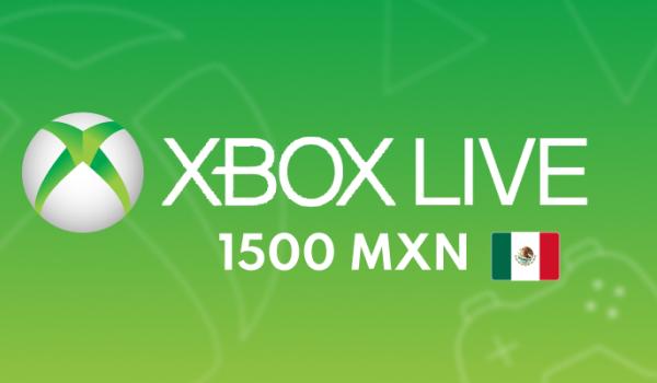 XBOX Live Gift Card 1500 MXN