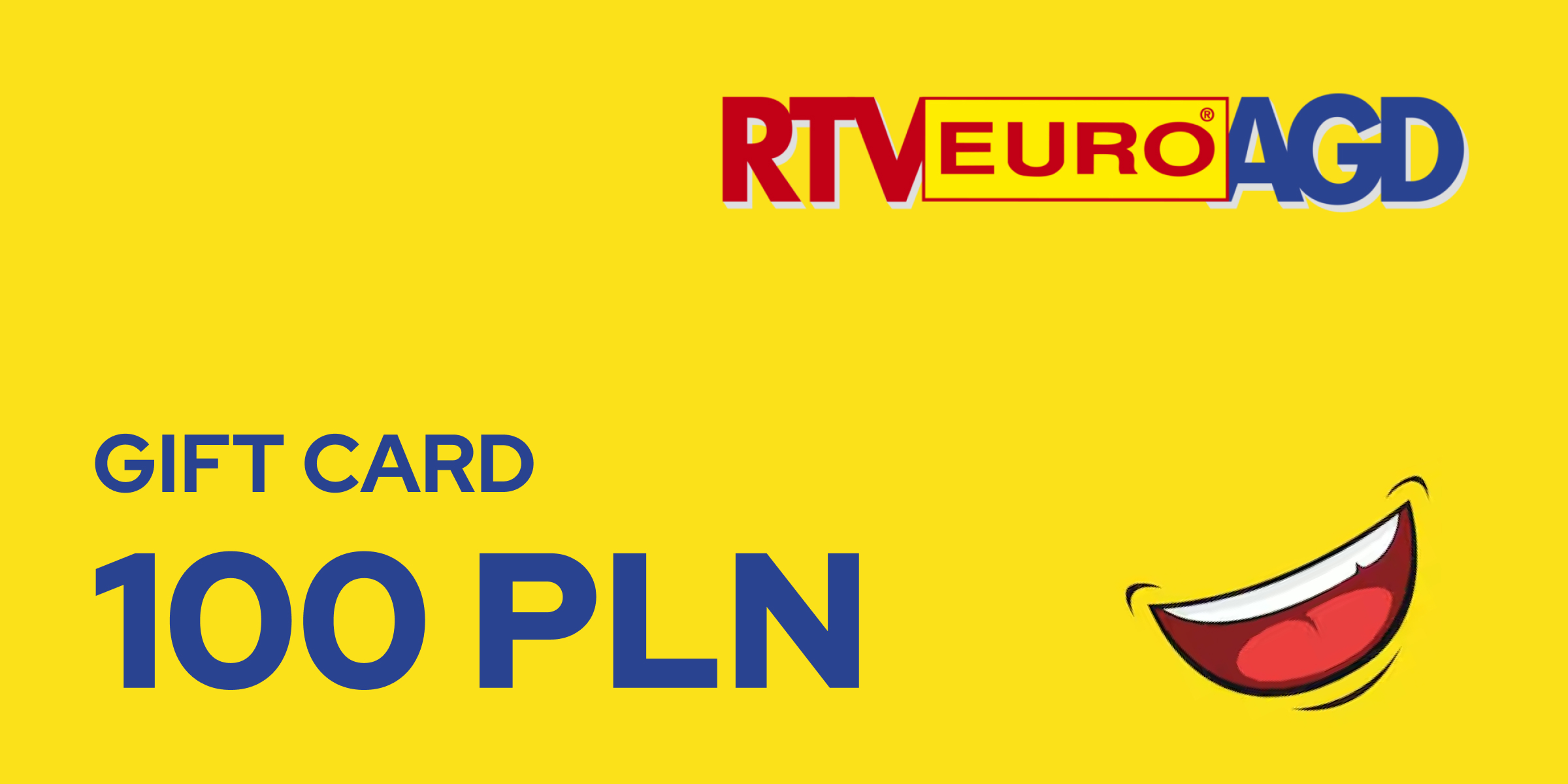 RTV euro AGD Gift Card 100 PLN