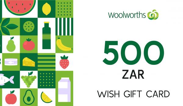 Woolworths WISH Gift Card 500 ZAR