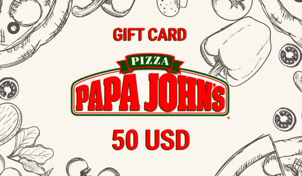 Papa Johns Gift Card 50 USD