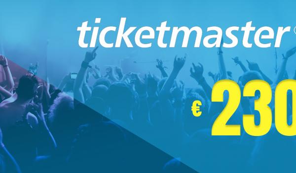 Ticketmaster Gift Card 230 EUR