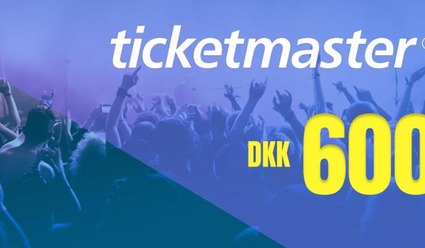 Ticketmaster Gift Card 600 DKK