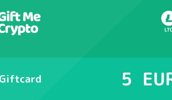 Gift Me Crypto Gift Card LTC 5 EUR