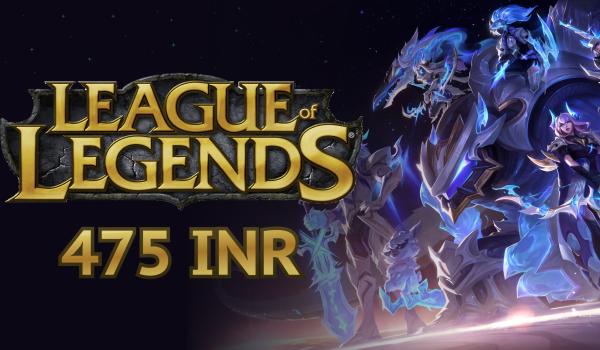 League of Legends Gift Card 475 INR