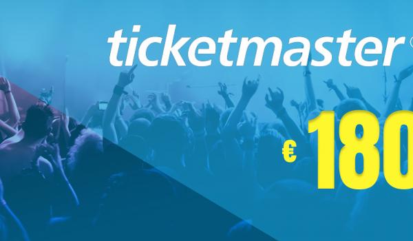 Ticketmaster Gift Card 180 EUR