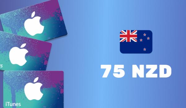 Apple iTunes Gift Card 75 NZD