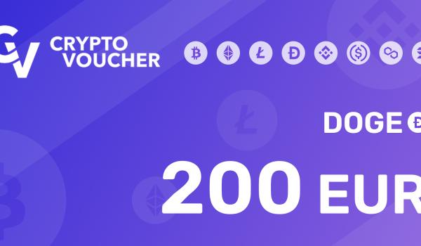 Crypto Voucher Doge 200 EUR