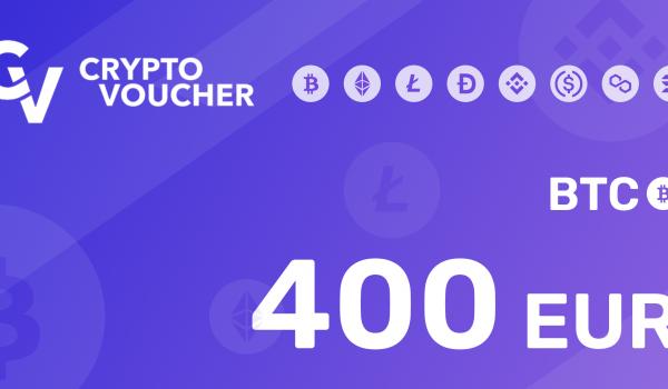 Crypto Voucher BTC 400 EUR