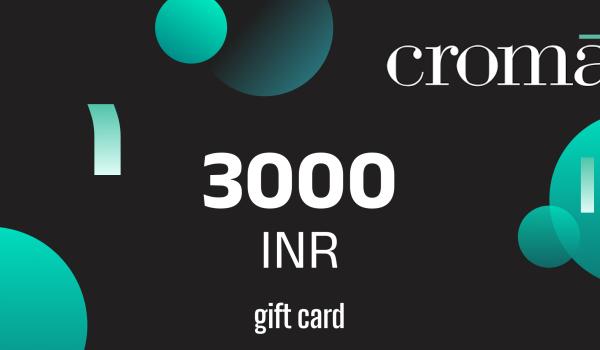 Croma Gift Card 3000 INR
