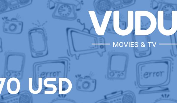 Vudu Gift Card 70 USD