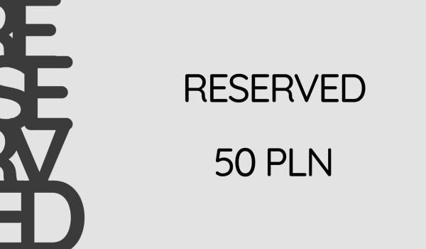 Reserved Gift Card 50 PLN