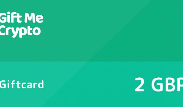 Gift Me Crypto Gift Card 2 GBP