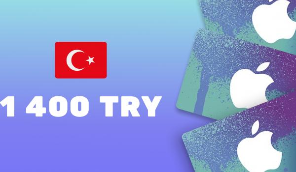 Apple iTunes Gift Card 1400 TRY