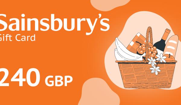 Sainsburys Gift Card 240 GBP