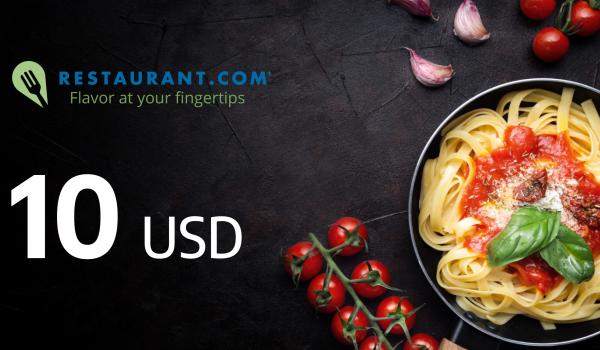Restaurantcom Gift Card 10 USD