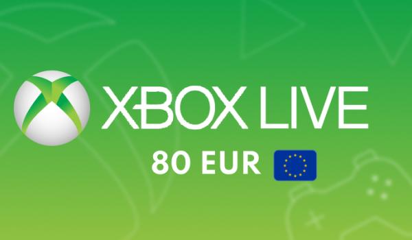 XBOX Live Gift Card 80 EUR