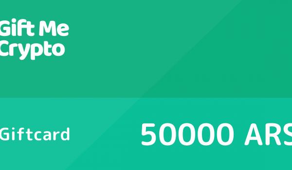 Gift Me Crypto Gift Card 50000 ARS